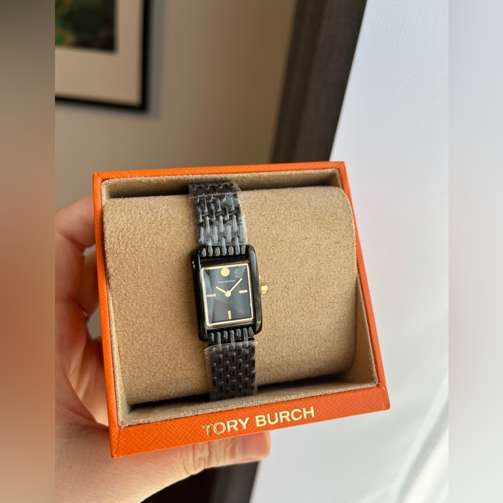 Tory Burch small Eleanor black watch